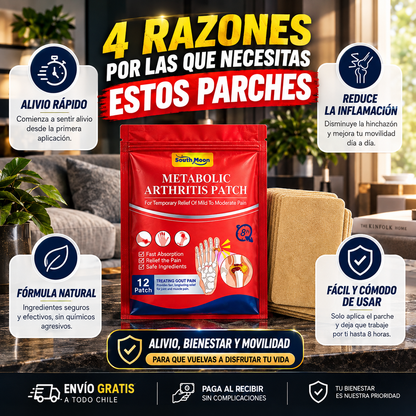 Compra 1 y Llévate 2 - Parches Naturales para Articulaciones ArtiCalm™ (36 unidades)