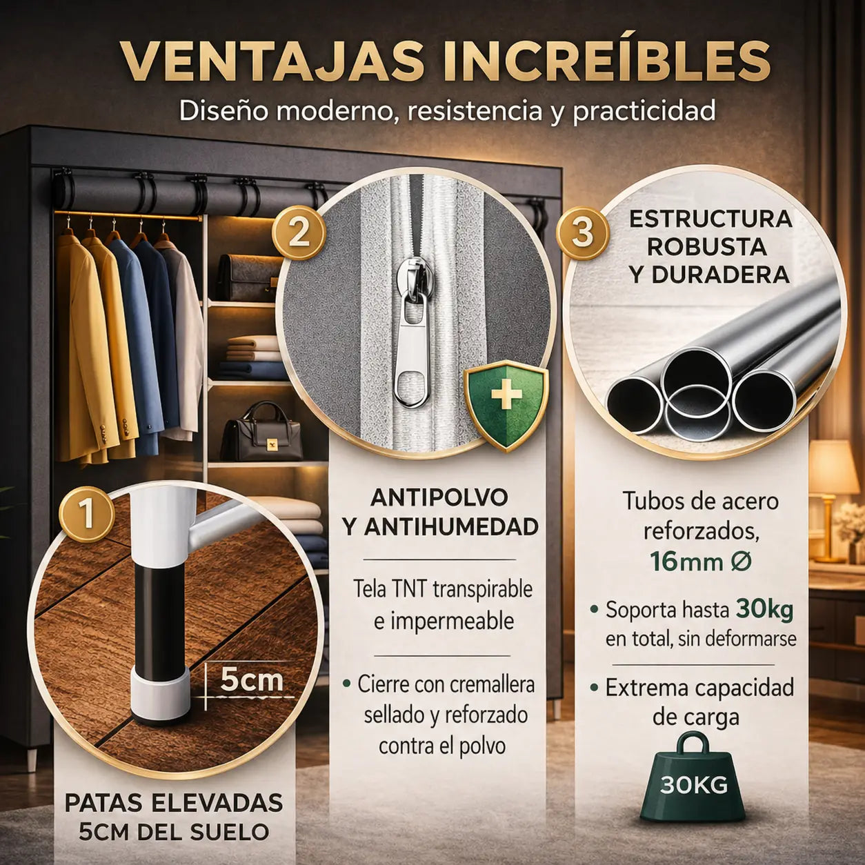 Closet Plegable Multiuso MaxCloset™ + Robot Aspirador MaxClean 3 en 1 [ÚLTIMAS UNIDADES]
