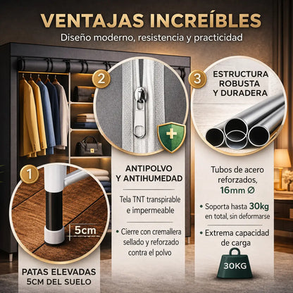 Closet Plegable Multiuso MaxCloset™ + Robot Aspirador MaxClean 3 en 1 [ÚLTIMAS UNIDADES]