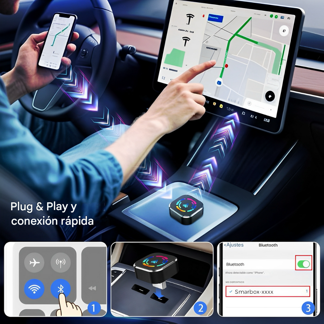 DriveFree - Conexion CarPlay Inalambrica Rapida