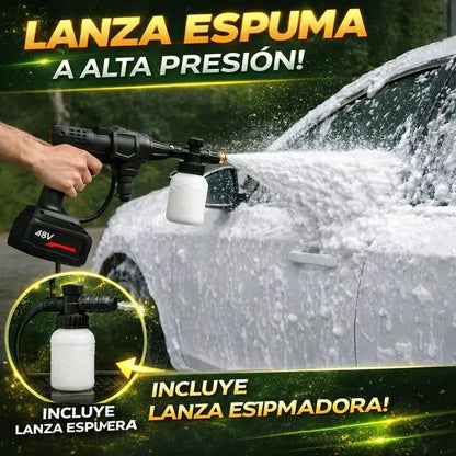 COMBO ESPECIAL: Hidrolavadora Portátil + (Cepillo Portatil Giratorio + Doble Batería + Maletín)