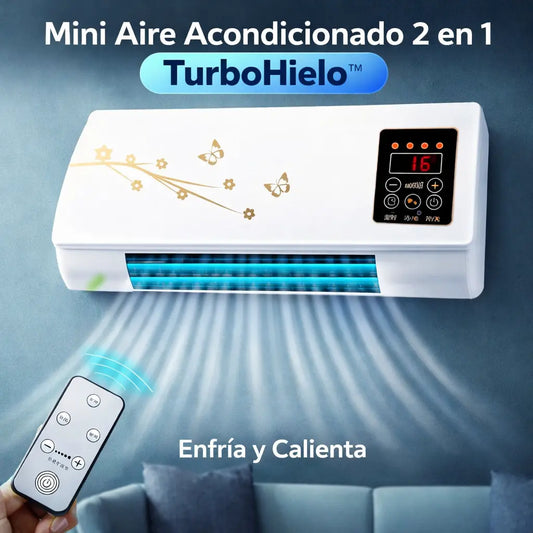 Mini Aire Acondicionado Portátil TurboHielo Max - [ULTRAPOTENTE]