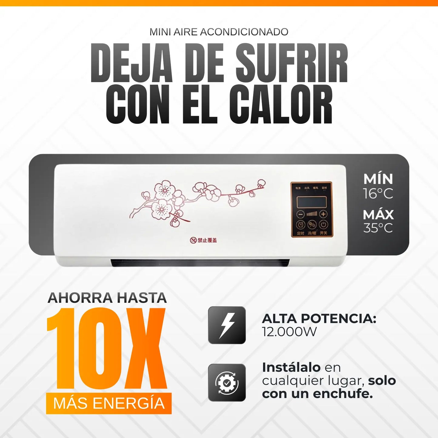 Mini Aire Acondicionado Portátil TurboHielo Max - [ULTRAPOTENTE]