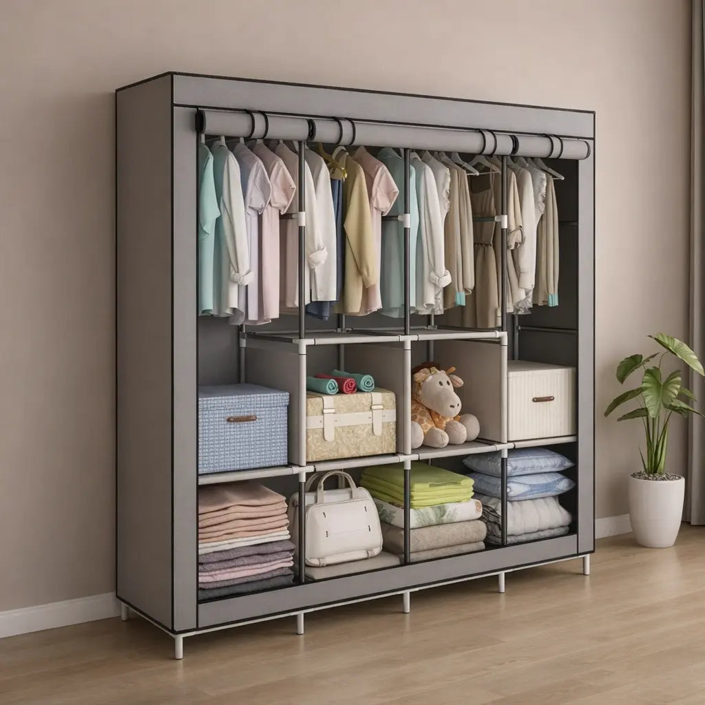 Closet Plegable Multiuso MaxCloset™ + Zapatero Perchero [ÚLTIMAS UNIDADES]