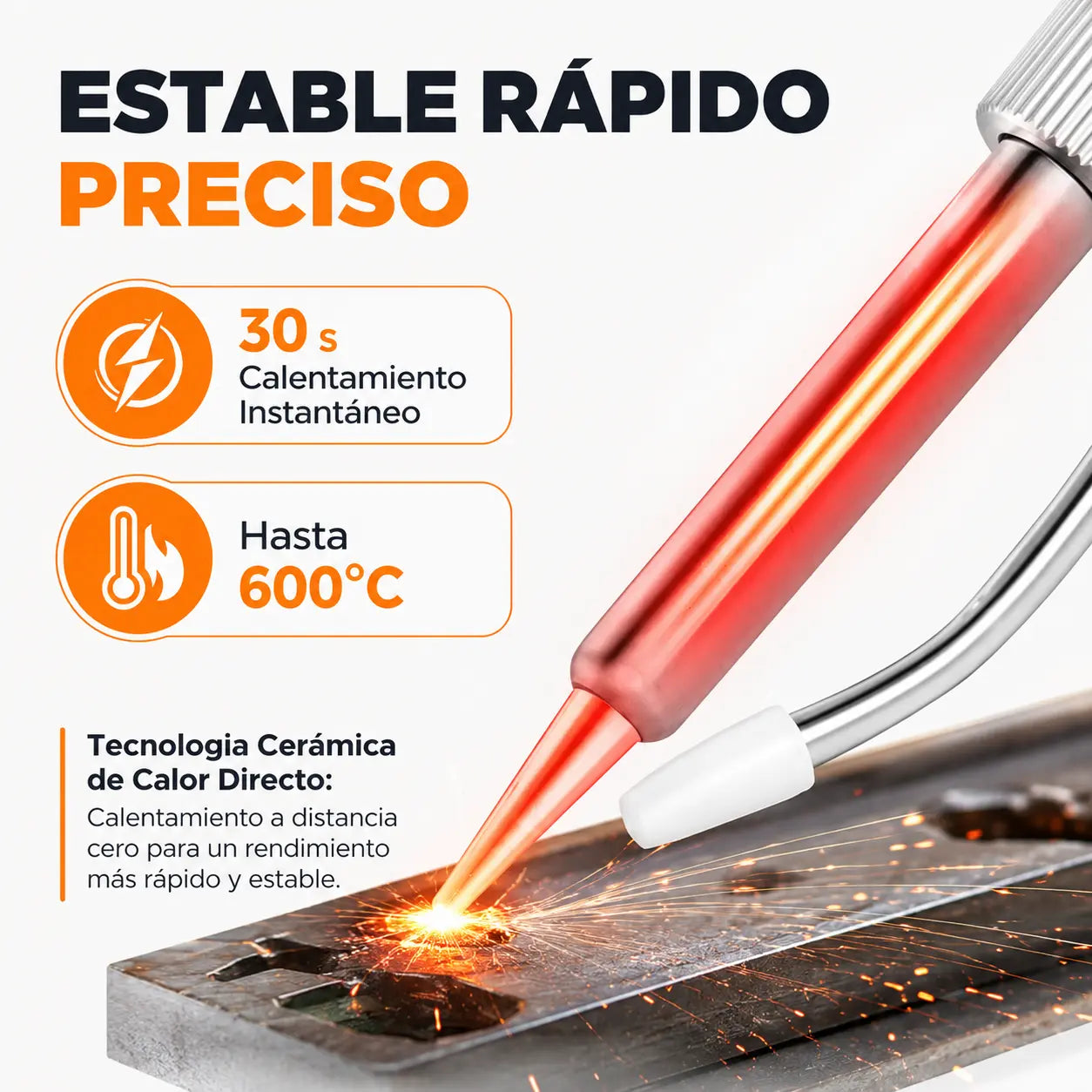 Pistola de Soldadura Eléctrica SoldaMax™ + Linterna Militar Titanium