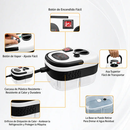 Kit de Limpieza Vapor a Presión VacuumPro™ [LIMPIA TODO]