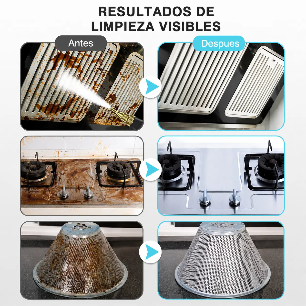 Kit de Limpieza Vapor a Presión VacuumPro™ [LIMPIA TODO]
