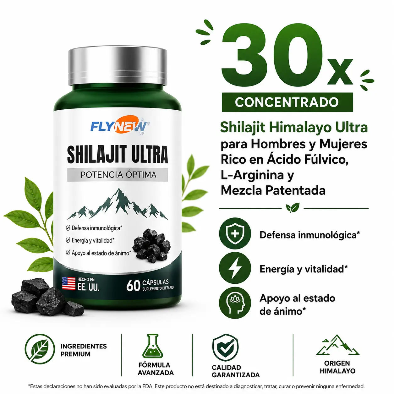 Compre 1 Llévate 2 - Shilajit Ultra 60 Capsulas