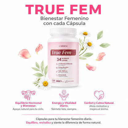 Combo Mujer Balance™ - True Fem™ + Uro Vaginal Probiótico™