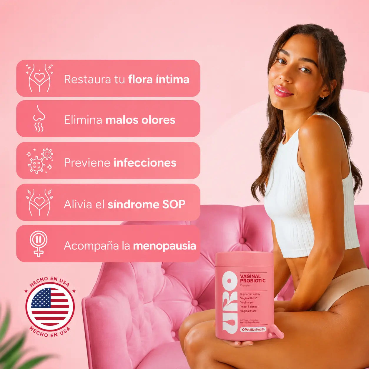 Combo Mujer Balance™ - True Fem™ + Uro Vaginal Probiótico™