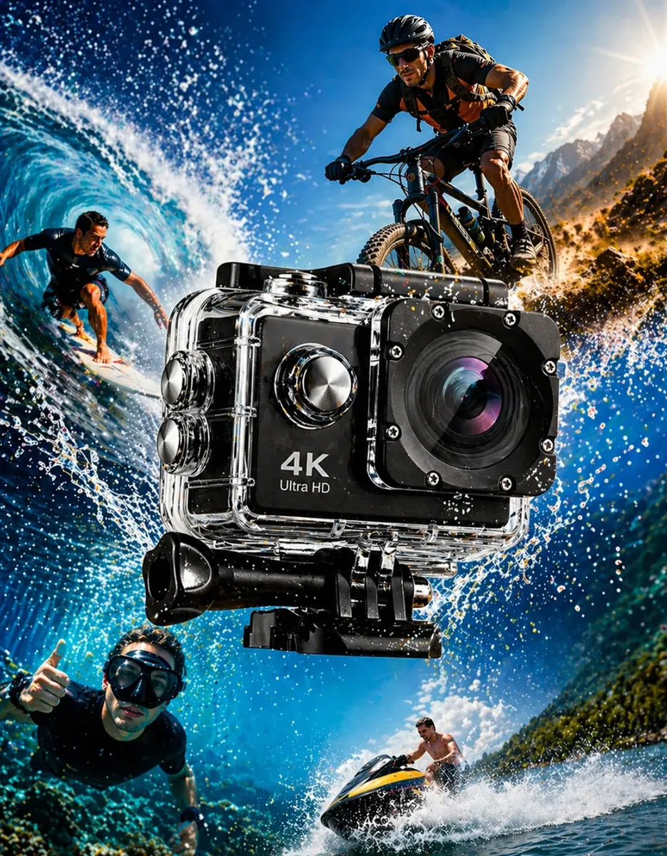 🔥 LIQUIDACIÓN: CÁMARA GOPRO 4K + FUNDA ULTRARESISTENTE GRATIS [PROMOCIÓN DE CUMPLEAÑOS]