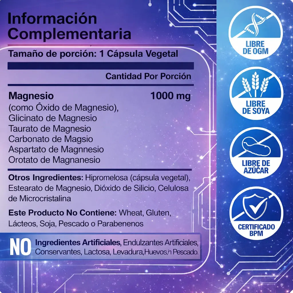 Compre 1 y Llévate 2 - Magnesium Complex 180 Cp Bioforce™