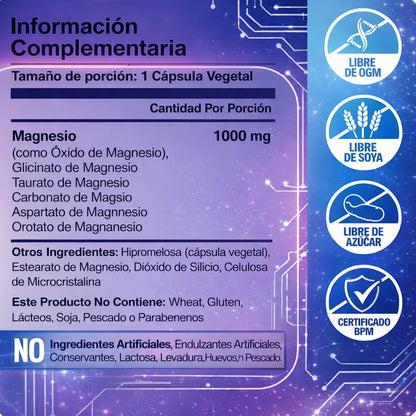 Compre 1 y Llévate 2 - Magnesium Complex 180 Cp Bioforce™